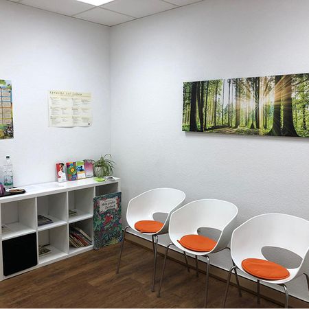 Wartezimmer der Praxis